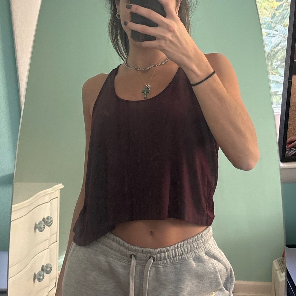 Forever 21 Dark Red Tank Top